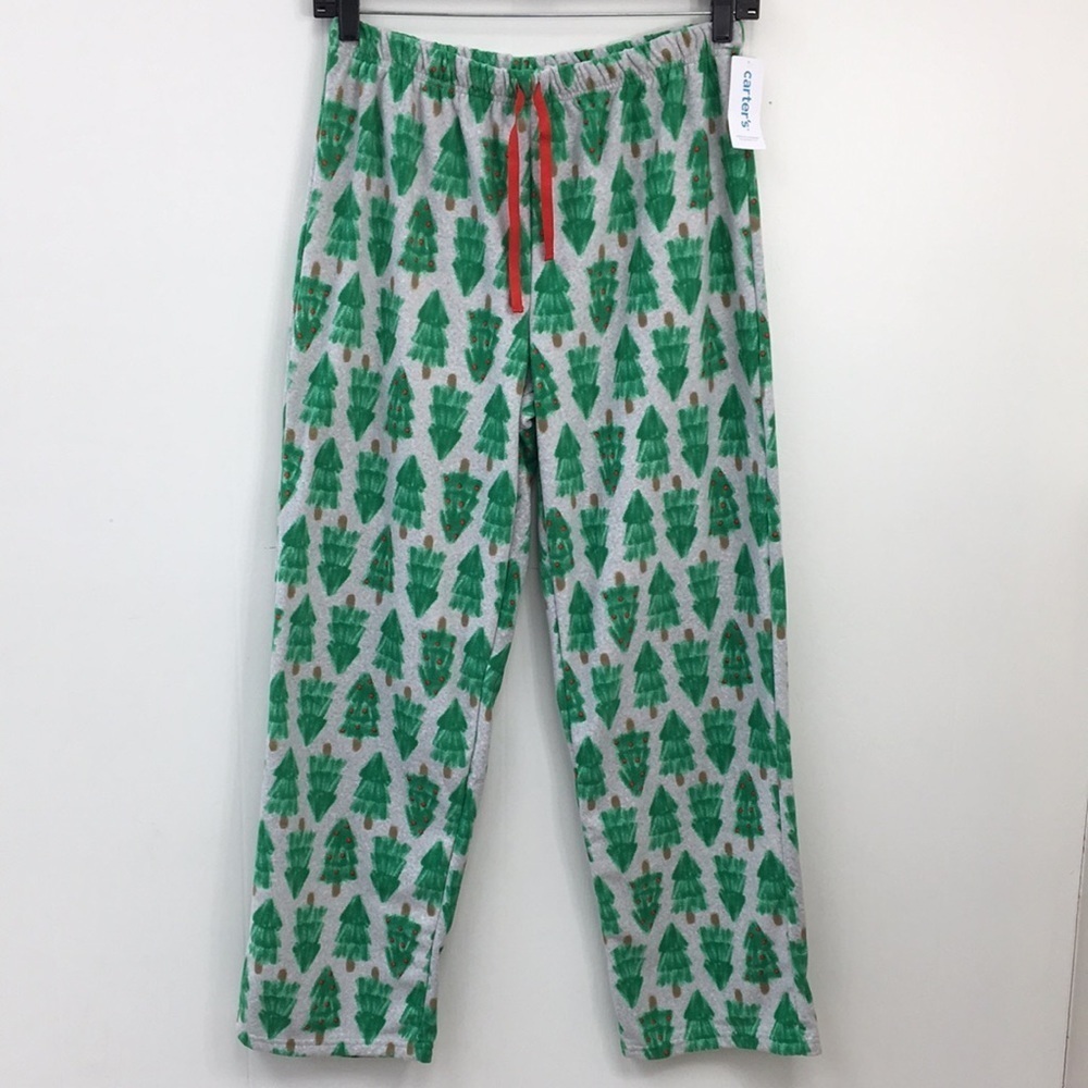 Carters Fleece Christmas Tree Pj Pants Various Sizes Each NEW With Tags